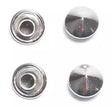 Round Dome Metal Rivets Durable for Bags, Leather & Denim - 4mm