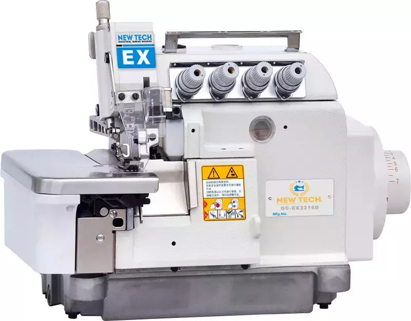 Industrial Sewing Machine 5 Thread Overlock with Built-In Direct Drive Servo Motor - EX-3216D
