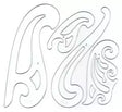 French Curve Set Heavy-Duty Clear Plastic for Detail Work - 4 Sizes