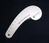 Curve Ruler Aluminum Vary Form Precision for Sewing Pattern Drafting - 12 Inch