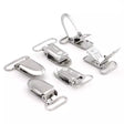 Pacifier Clip Metal Durable for Suspenders and Straps - 3/4" or 1"