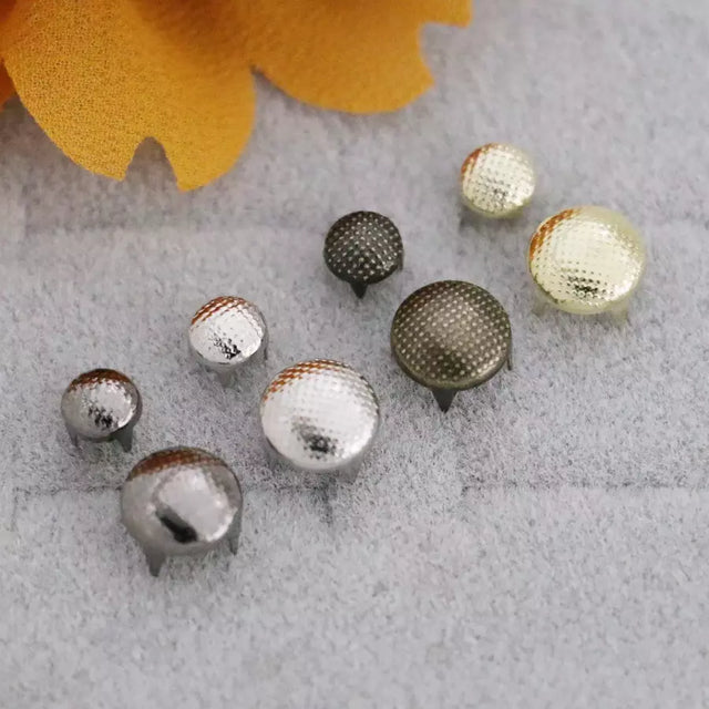 Prong Rivets Grid Decorative Fasteners for Leather & Fabric - 6mm/9mm