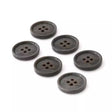 Resin Buttons Brown Decorative Durable for Sewing & Crafts - 24L/30L 3.5mm