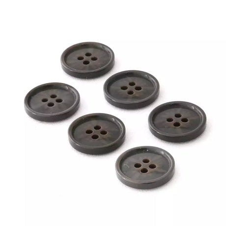 Resin Buttons Brown Decorative Durable for Sewing & Crafts - 24L/30L 3.5mm