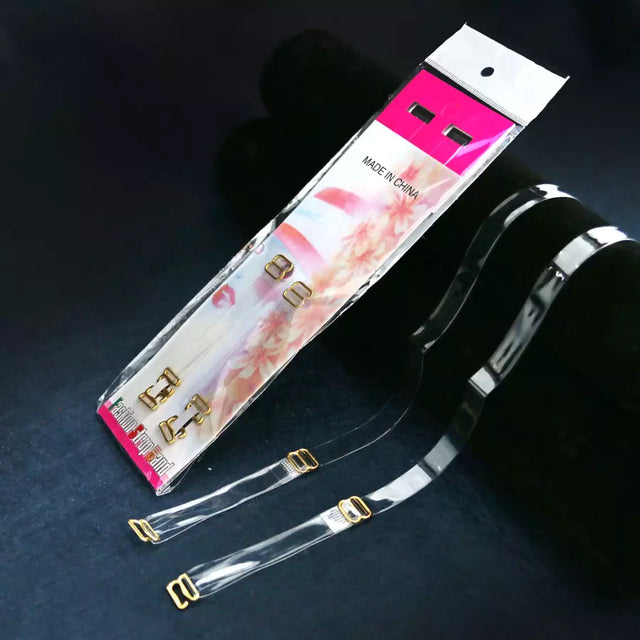 Invisible Clear Bra Straps Soft Silicone Replacement for Removable Bras - 10mm