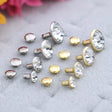 Rhinestone Rivets Decorative Metal for Bags, Jeans - Crystal