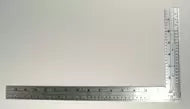 Fairgate Heavy-Duty Aluminum L-Square Ruler for Design & Layout