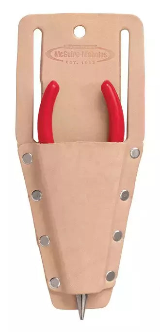 Leather Tool Holder Open-End Holster Durable for Pliers - Fits 2" Belts