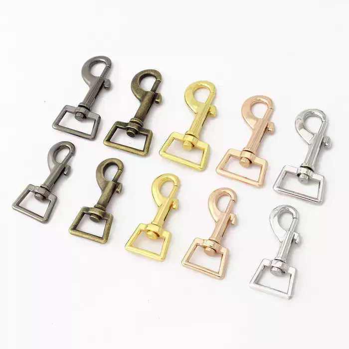 Swivel Snap Hook Metal Bolt Snap Durable for Bags & Leather - 3/4" to 1"
