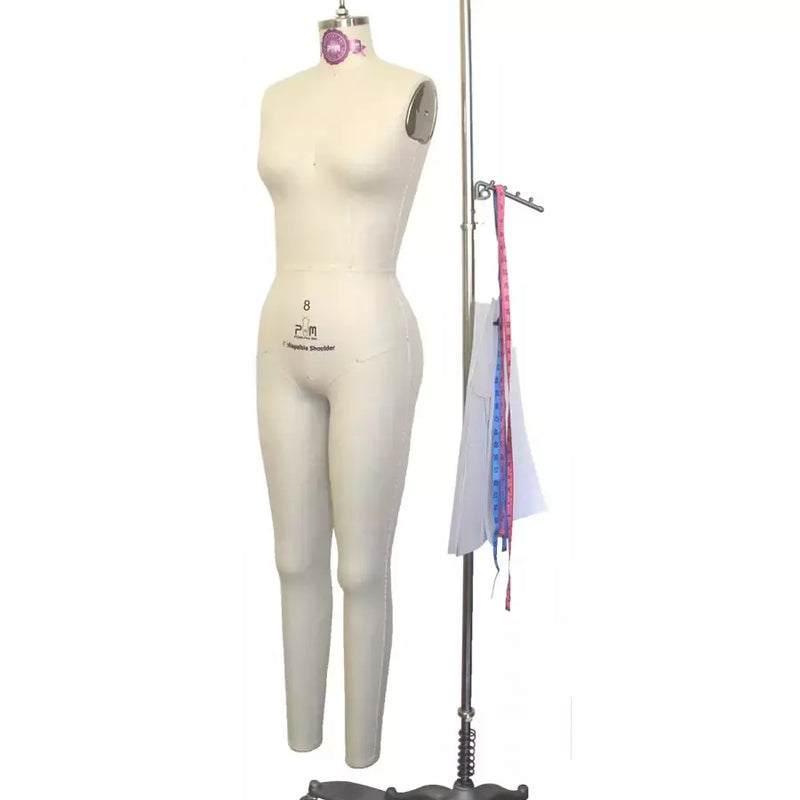 Dress Form Junior Full Body Professional for Draping - Size 5/7