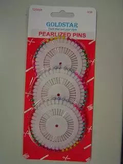 Pearlized Head Pins Multi-Color Sewing Pins - 2 Inch 120 Pack