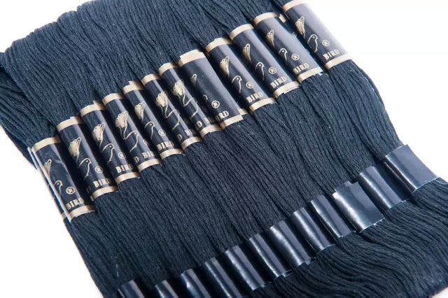 Embroidery Floss 36-Skein Assorted Colors for Cross-Stitch - 8.75 Yards Each