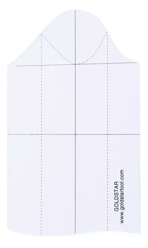 Curved Tailor's Rule Multiuse Measuring Tool - 3 1/4" x 5"