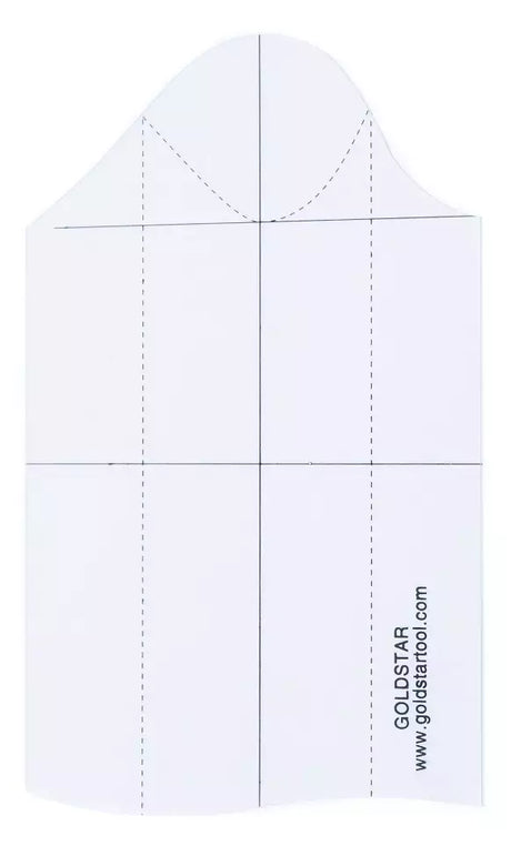 Curved Tailor's Rule Multiuse Measuring Tool - 3 1/4" x 5"