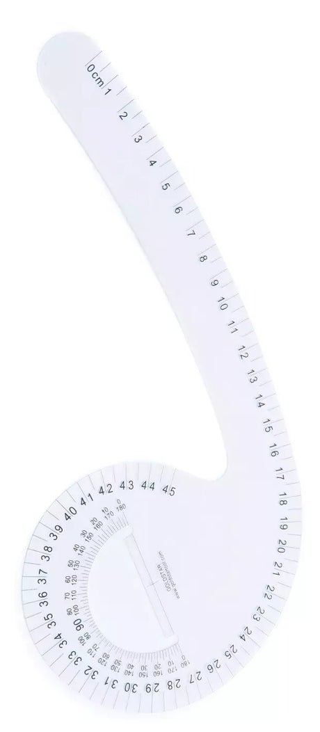 Armhole Tailor's Rule Curved Measuring Tool for Pattern Drafting - 40cm