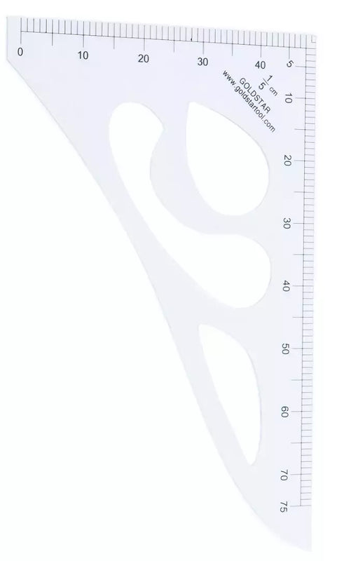 Tailor's Rule Multiuse Precision Measuring Tool - 1/5 cm Scale