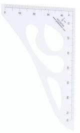 Tailor's Rule Multiuse Precision Measuring Tool - 1/5 cm Scale