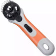 Rotary Cutter Decorative Edge 45mm Precision for Fabric, Paper & Crafts - Stainless Steel Blade