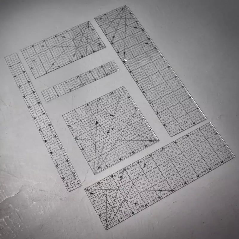 Quilting Patchwork Acrylic Ruler Precision for Rotary Cutting - 3 mm