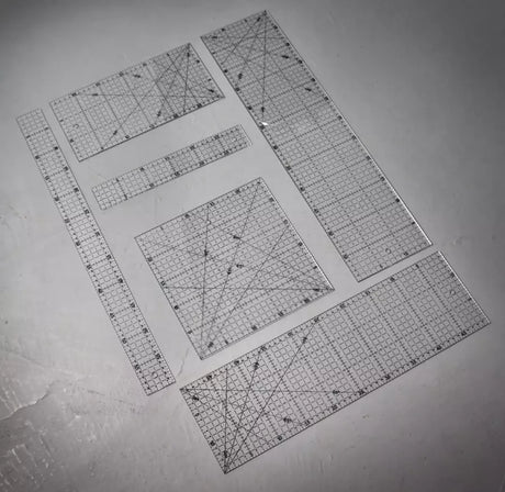 Quilting Patchwork Acrylic Ruler Precision for Rotary Cutting - 3 mm