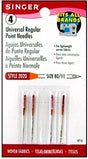 Sewing Machine Needles Regular Point Size 11 for Lightweight Wovens - 4 Pack