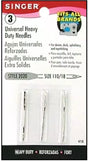 Sewing Machine Needles Regular Point Size 18 for Heavy-Duty Denim and Upholstery - 3 Pack