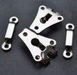 Pants Hook and Bar Heavy-Duty Nickel Closure Set - 24 Sets
