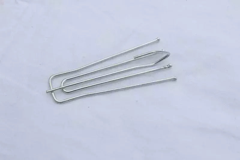 Curtain Hooks 4-Prong Pinch Pleat for Drapery - 3" Long Neck