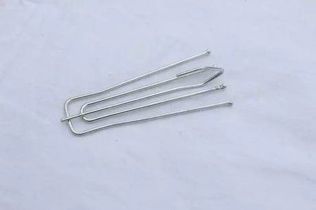 Curtain Hooks 4-Prong Pinch Pleat for Drapery - 3" Long Neck