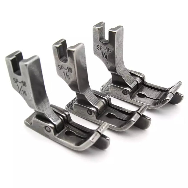 Right Guide Presser Foot Hinged High Shank for Industrial Sewing Machines - SP-18