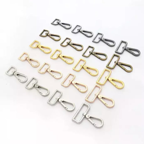 Swivel Snap Hook Metal Lever Snap Heavy-Duty for Bags & Purses - 20mm to 50mm