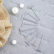 T-Pins Steel Nickel Finish for Sewing & Pattern Marking - Choose Size
