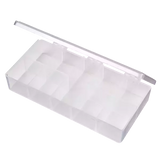 9 Compartment Polypropylene Storage Box - Chemical Resistant Organizer
