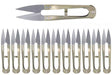 Thread Snippers Stainless Steel Sharp Point for Sewing - 4 1/4 in