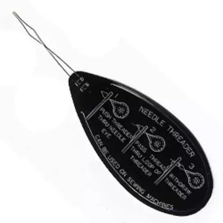 Needle Threader Wire Bow Set of 3 for Easy Machine Needle Threading - WBL1
