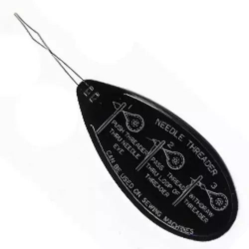 Needle Threader Wire Bow Set of 3 for Easy Machine Needle Threading - WBL1