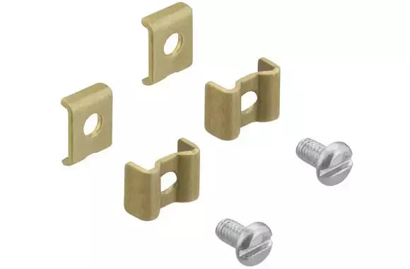 Iron Terminal Clips with Guides and Screws for Cissell X Type & Sapporo SA-3E