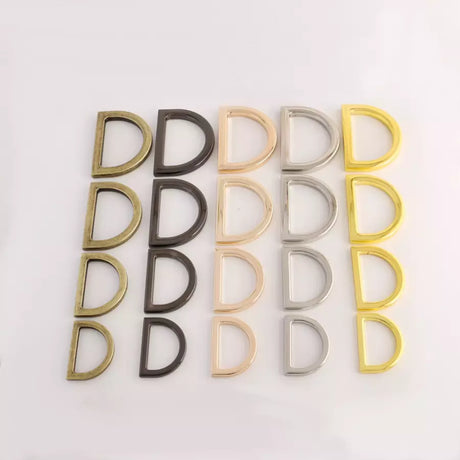 D-Ring Metal Flat Cast Heavy-Duty for Bags & Leather - 19MM to 50MM