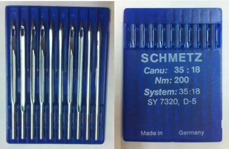 Bag Closing Machine Needles Schmetz D5 25/200 Heavy-Duty Pack of 10