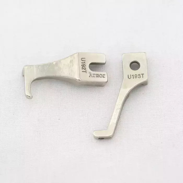 Tiny Toe Zipper Cording Piping Walking Presser Foot Set for Industrial Machines - U192T/U193T