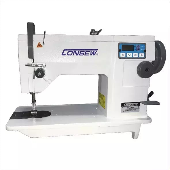 Industrial Sewing Machine Single Needle Zig-Zag Lockstitch with Servo Motor - Consew CN2073R-DSM