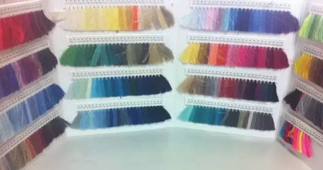 Thread Color Chart Fold-Out Book with 400 Samples