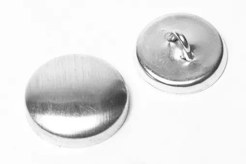Cover Buttons Metal Wire-Back Fasteners for Garments & Crafts - #16 to #50