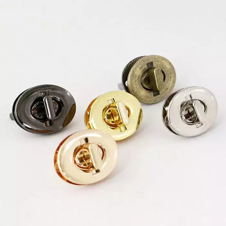 Turn Lock Metal Hardware Durable Closure for Bags - 34mm x 25mm