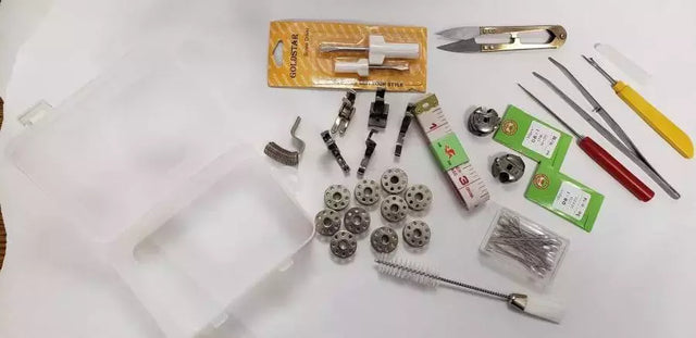 Industrial Lockstitch Sewing Machine Spare Parts Kit - Deluxe