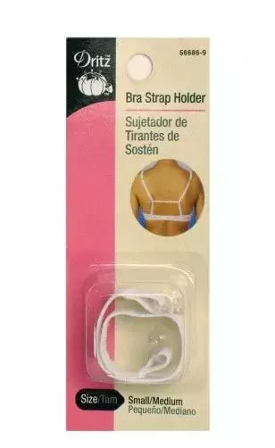 Bra Strap Holder Prevents Slipping for Any Bra Strap - Small/Medium