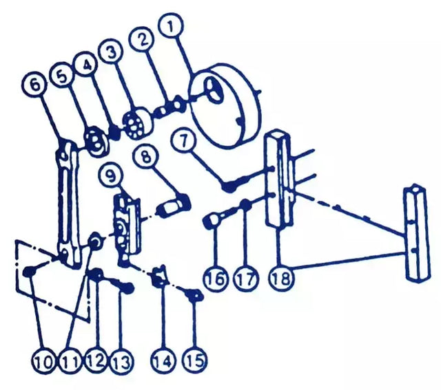 Connecting Rod Clamp Screws Precision for Eastman Straight Knife Machines - 20C5-17