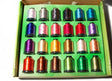 Polyester Machine Embroidery Thread Kit High-Sheen 24 Colors - #40 1092 Yards