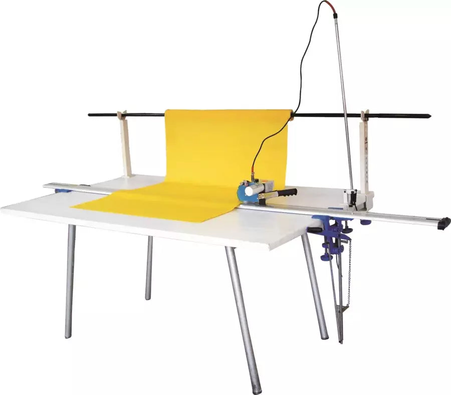 End Cutter Semi-Automatic Heavy-Duty Fabric Cutter for Up to 96" Width