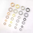 Rhinestone Grommets Decorative Hardware for Bags, Garments & Leather Goods - 1/4" to 7/16"